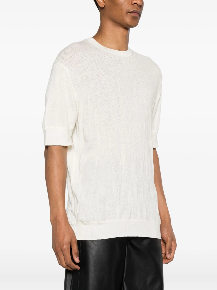 Pulover tricotat HELMUT LANG neutru - Img 5