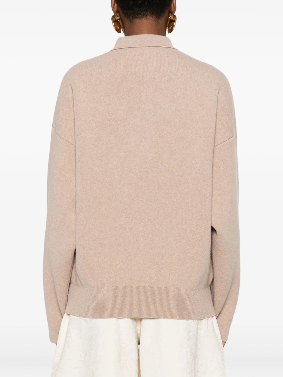 Pulover tricotat JACQUEMUS neutru - Img 4