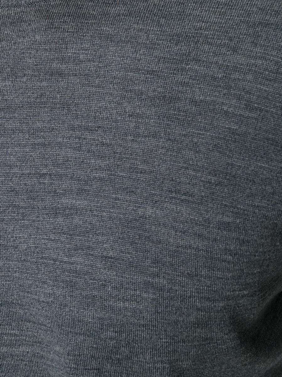 Pulover tricotat John Smedley gri - Img 5