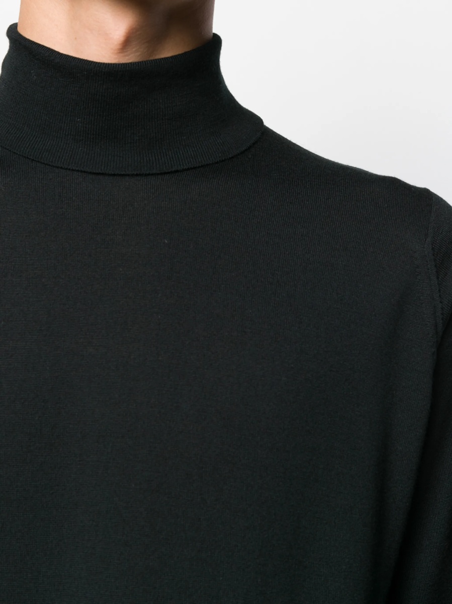 Pulover tricotat John Smedley negru - Img 5