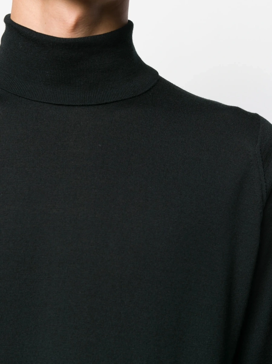 Pulover tricotat John Smedley negru - Img 5