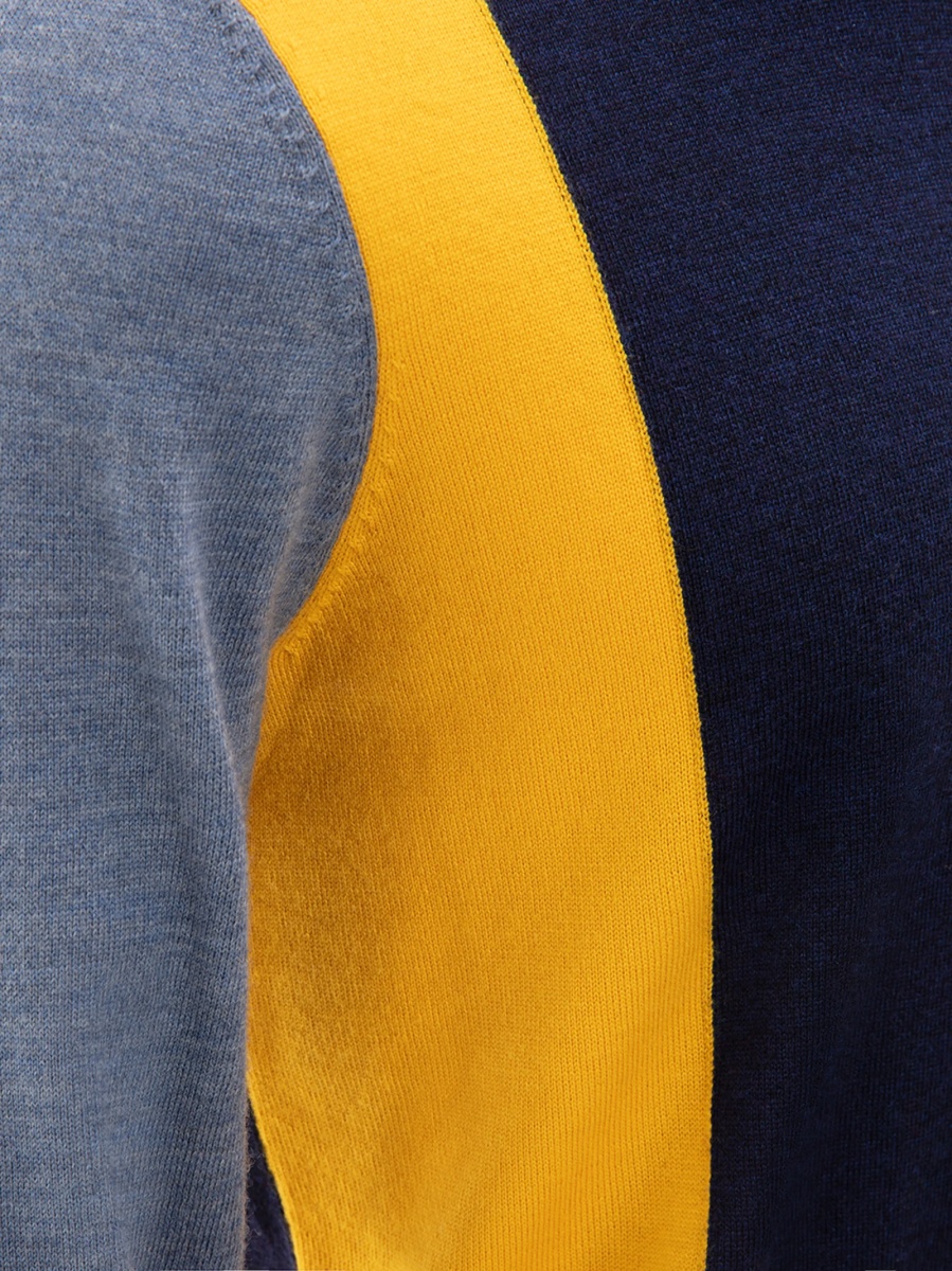 Pulover tricotat JW Anderson albastru - Img 5
