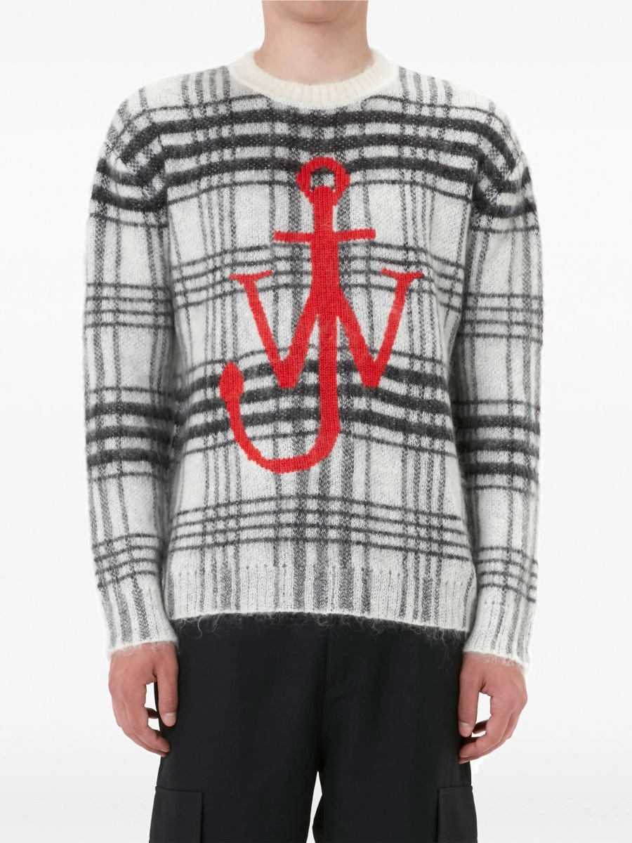 Pulover tricotat JW Anderson alb - Img 4