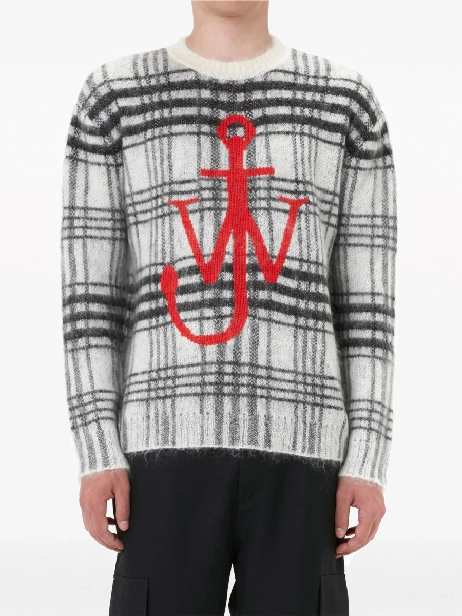 Pulover tricotat JW Anderson alb - Img 4