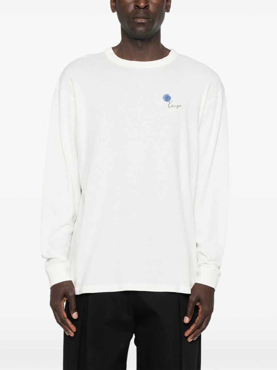 Pulover tricotat Kenzo neutru - Img 3