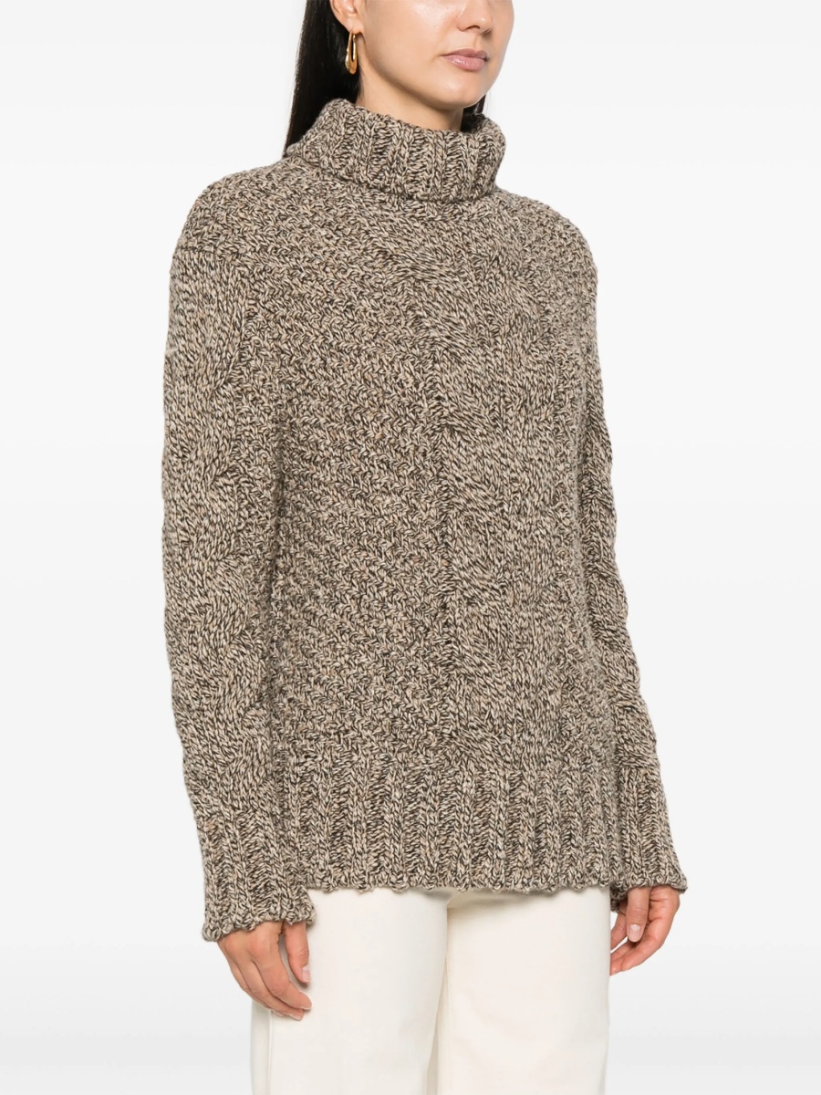 Pulover tricotat KITON maro - Img 3