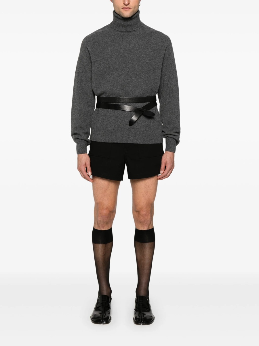 Pulover tricotat Maison Margiela gri - Img 2