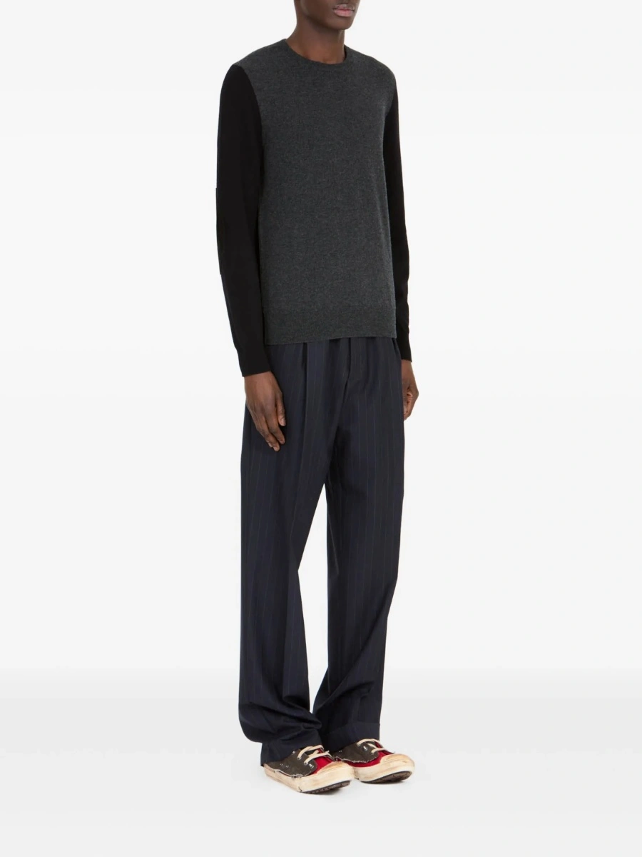 Pulover tricotat Maison Margiela gri - Img 3