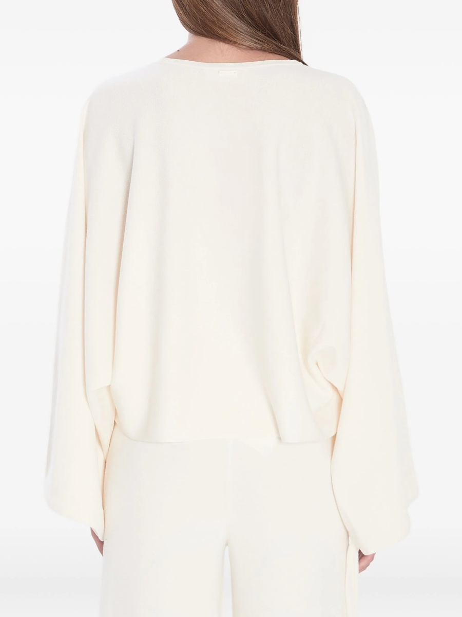 Pulover tricotat Max Mara alb - Img 4