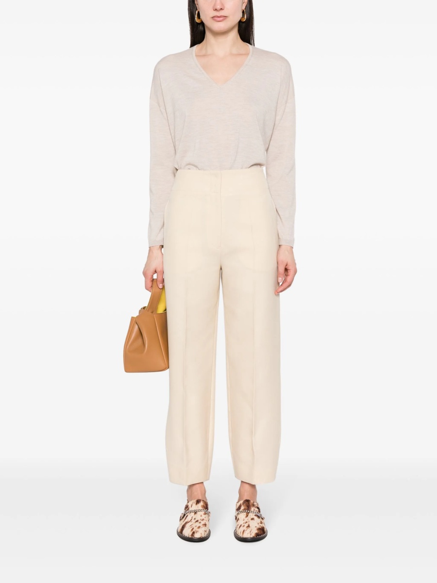 Pulover tricotat Max Mara neutru - Img 2