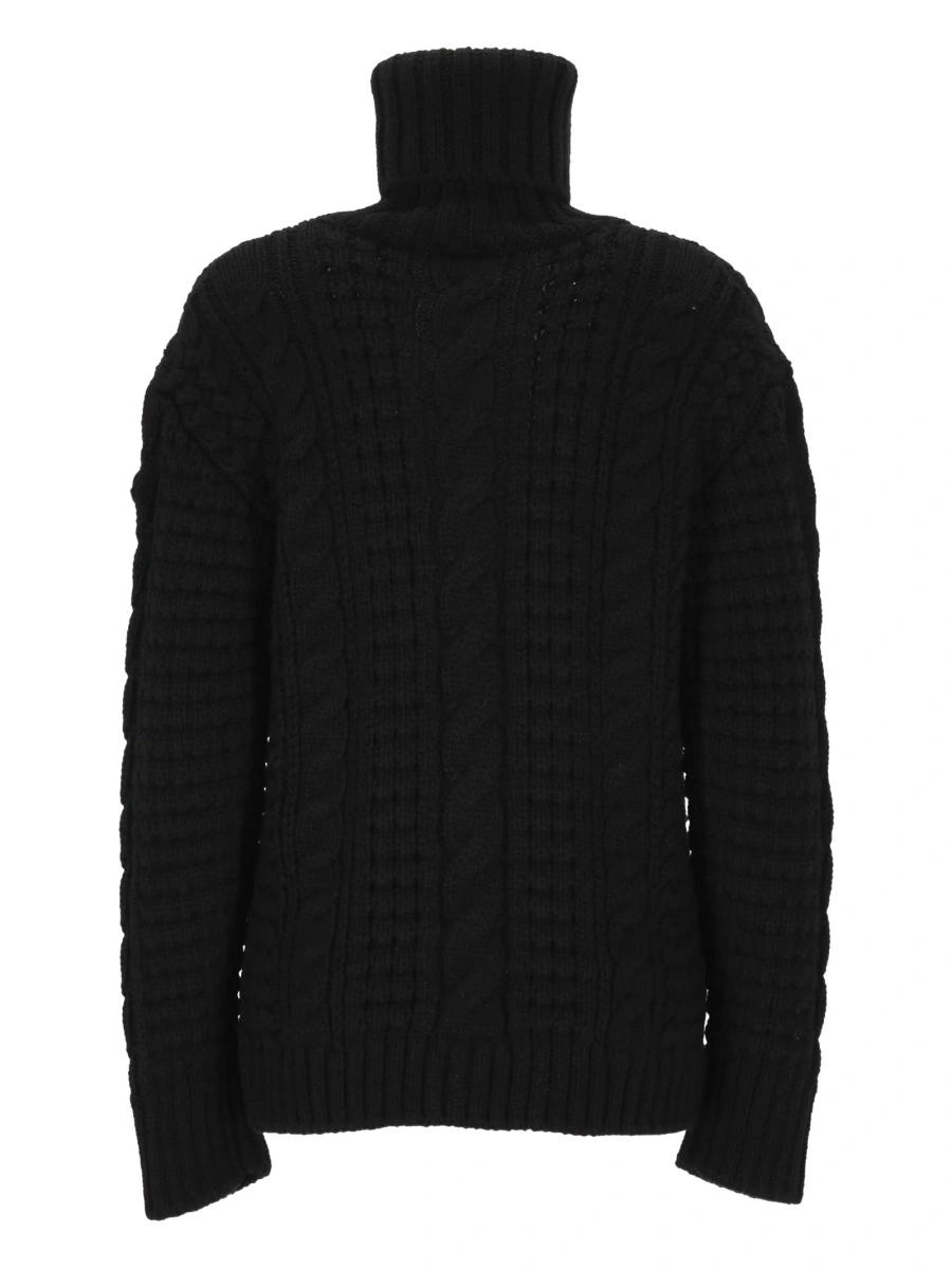 Pulover tricotat MONCLER X EDWARD ENNINFUL negru - Img 2