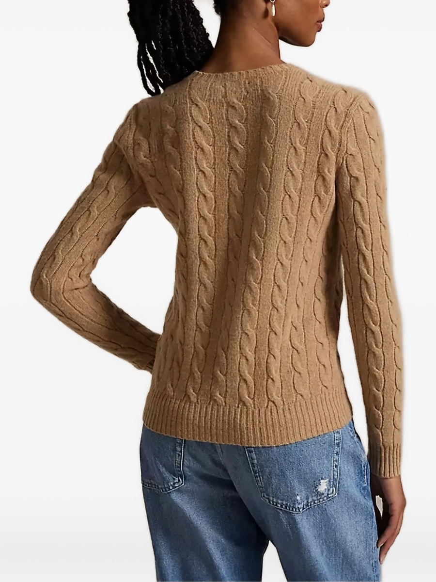 Pulover tricotat Ralph Lauren maro - Img 3