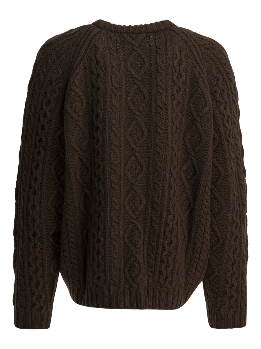 Pulover tricotat Sandbeige maro - Img 2