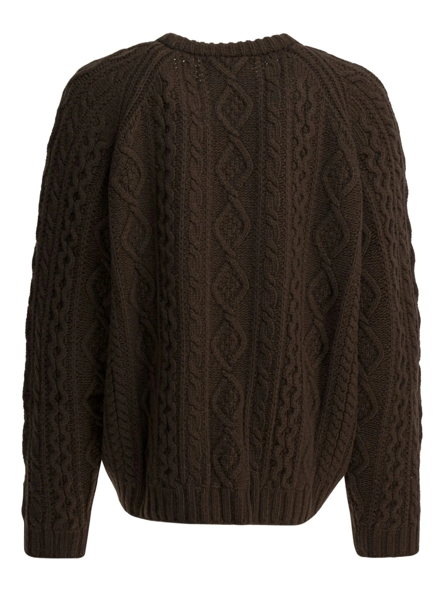 Pulover tricotat Sandbeige maro - Img 2