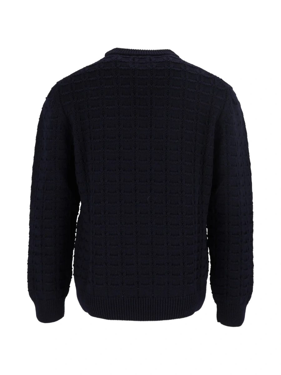 Pulover tricotat SETTE FILI CASHMERE albastru - Img 2