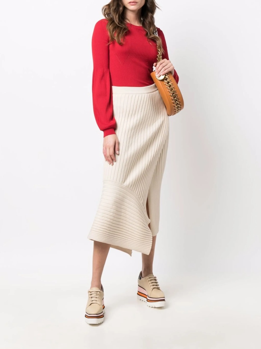 Pulover tricotat Stella McCartney rosu - Img 2