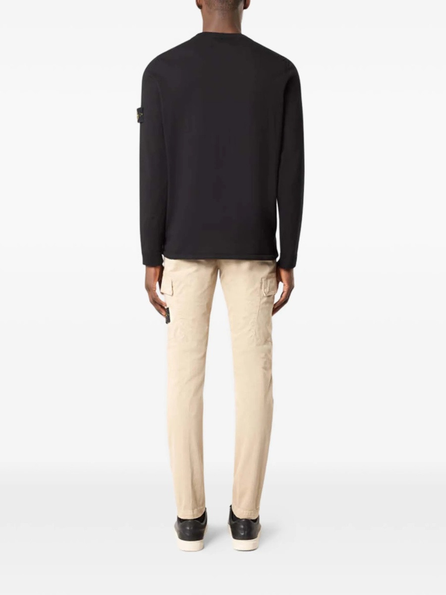 Pulover tricotat Stone Island negru - Img 3
