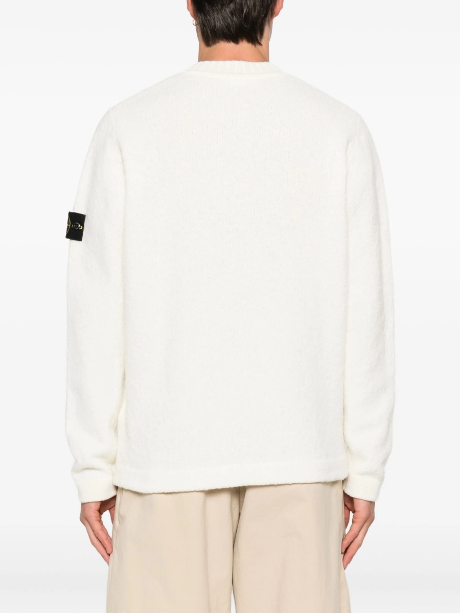 Pulover tricotat Stone Island neutru - Img 4