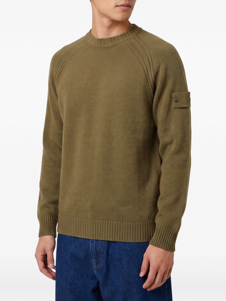 Pulover tricotat Stone Island verde - Img 2