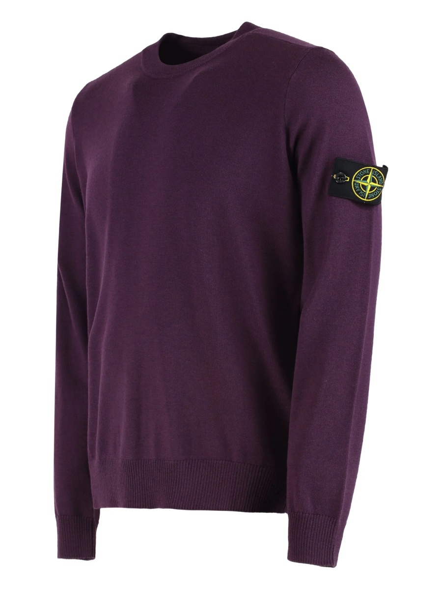 Pulover tricotat Stone Island violet - Img 3