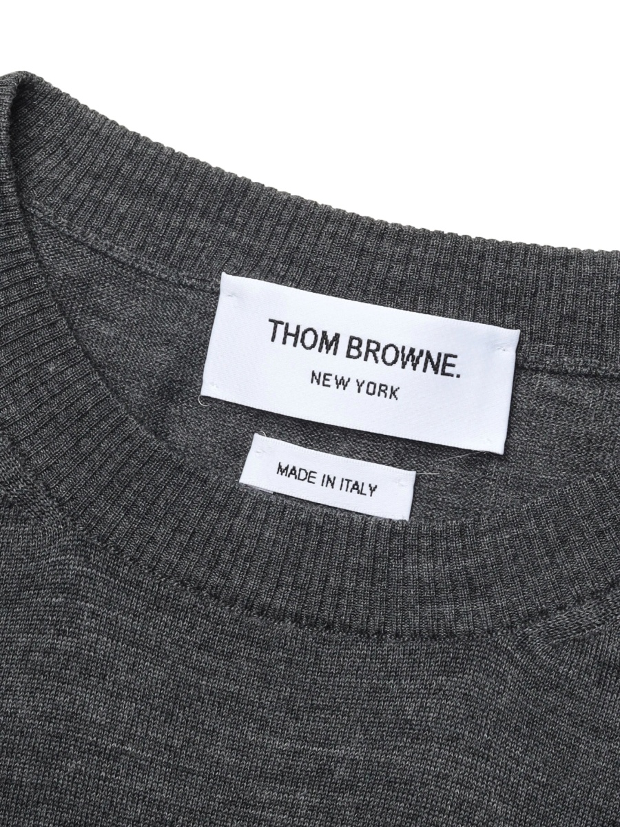 Pulover tricotat Thom Browne gri - Img 3