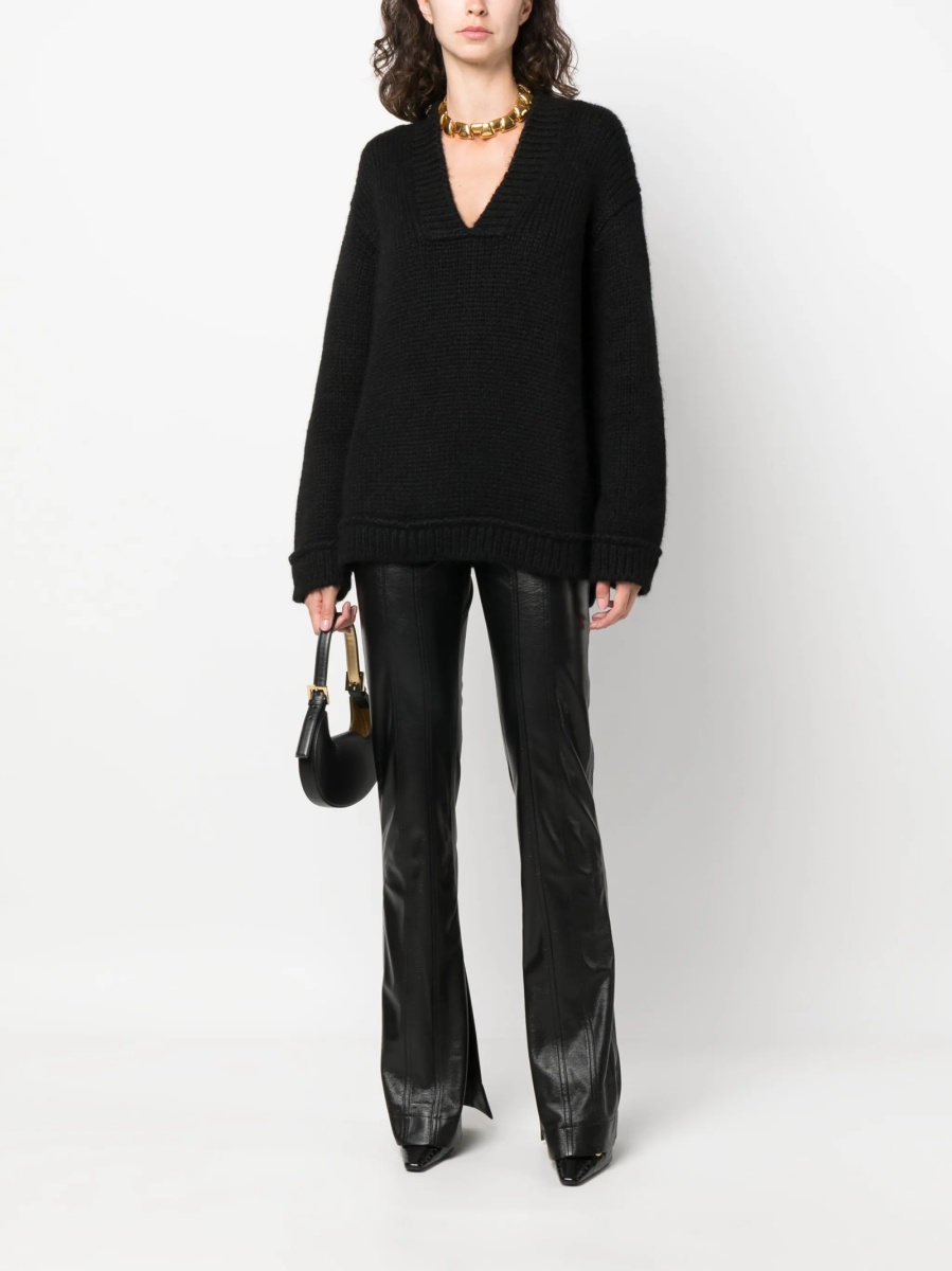 Pulover tricotat Tom Ford negru - Img 2