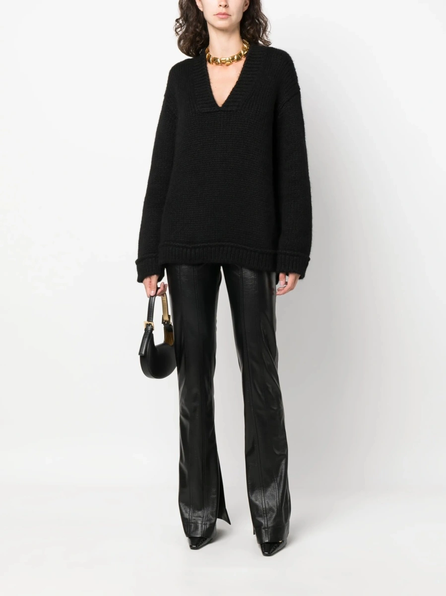 Pulover tricotat Tom Ford negru - Img 2