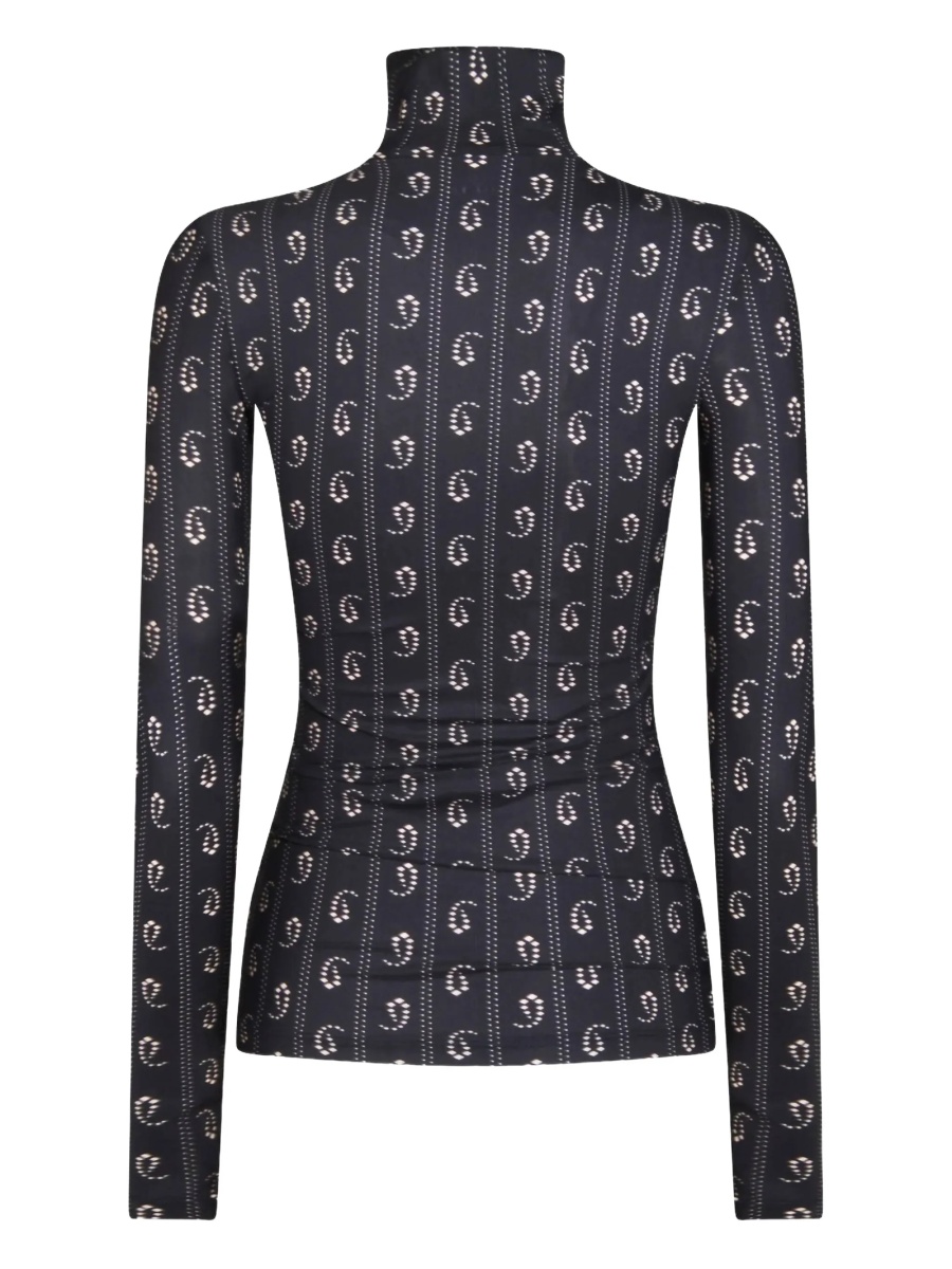 Pulover tricotat Tory Burch albastru - Img 2