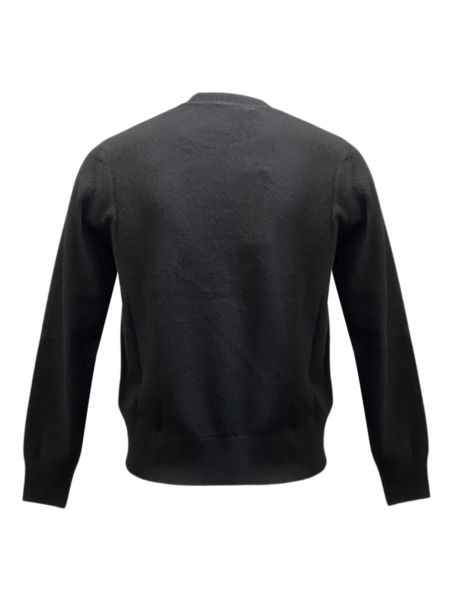 Pulover tricotat Versace Jeans Couture negru - Img 2