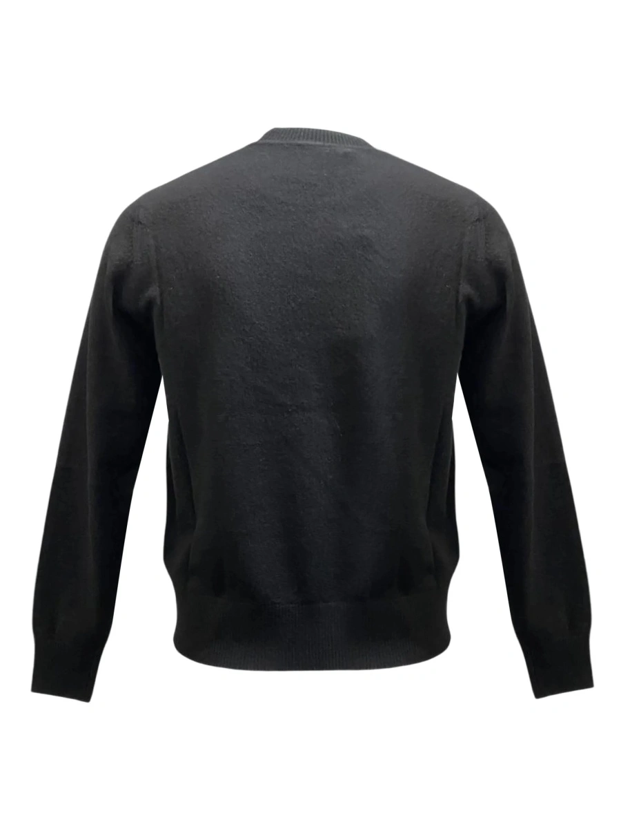 Pulover tricotat Versace Jeans Couture negru - Img 2