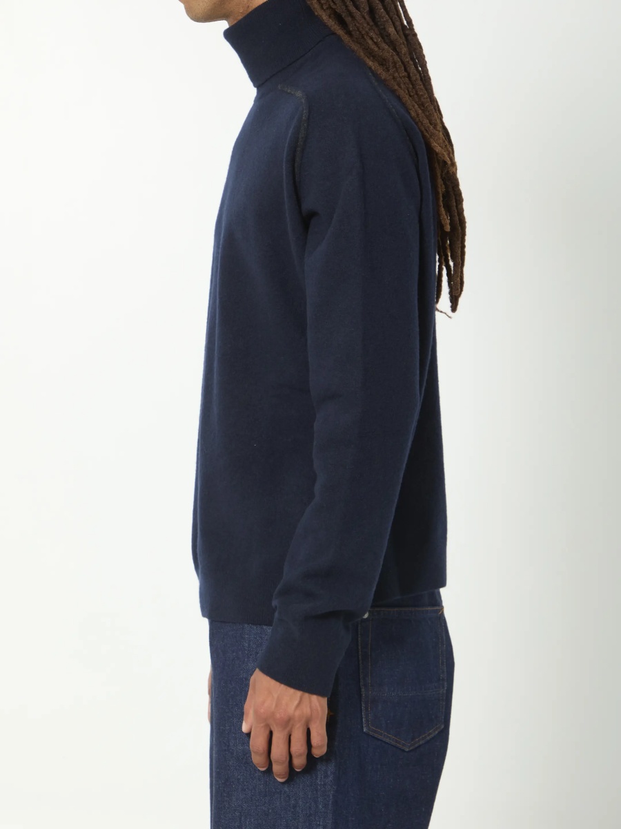 Pulover Virgin Wool Turtleneck Sweater - Img 3
