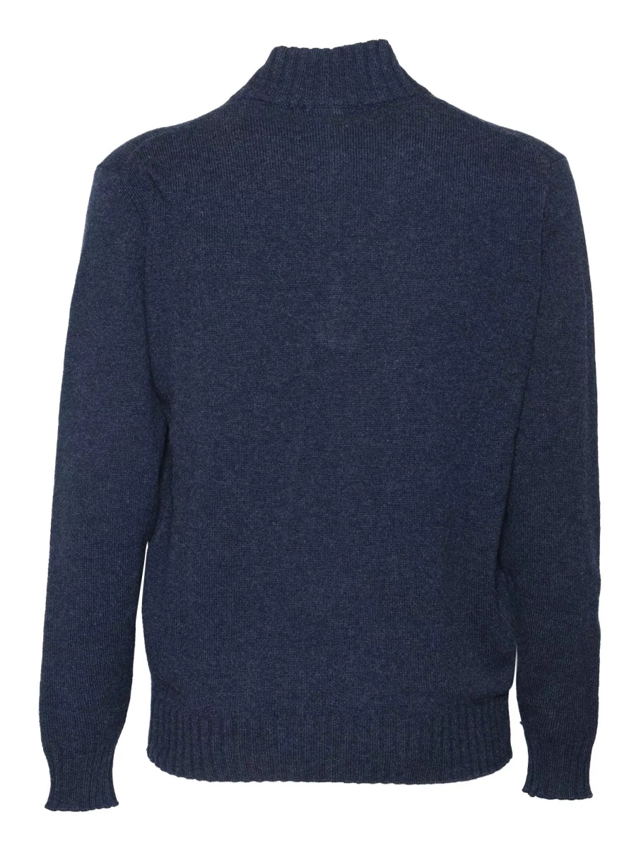 Pulover WOOL AND CASHMERE ZIPPED SWEATER - Img 2