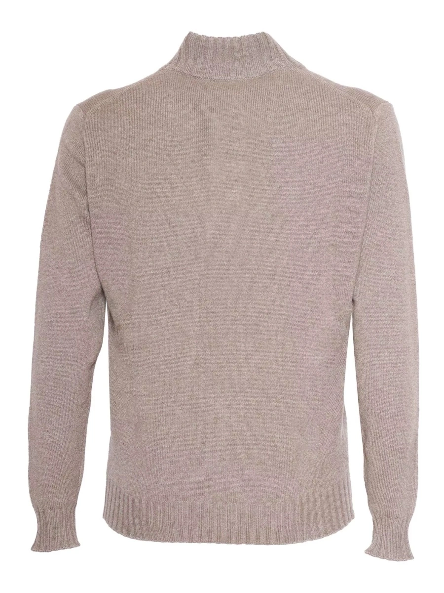 Pulover WOOL AND CASHMERE ZIPPED SWEATER - Img 2