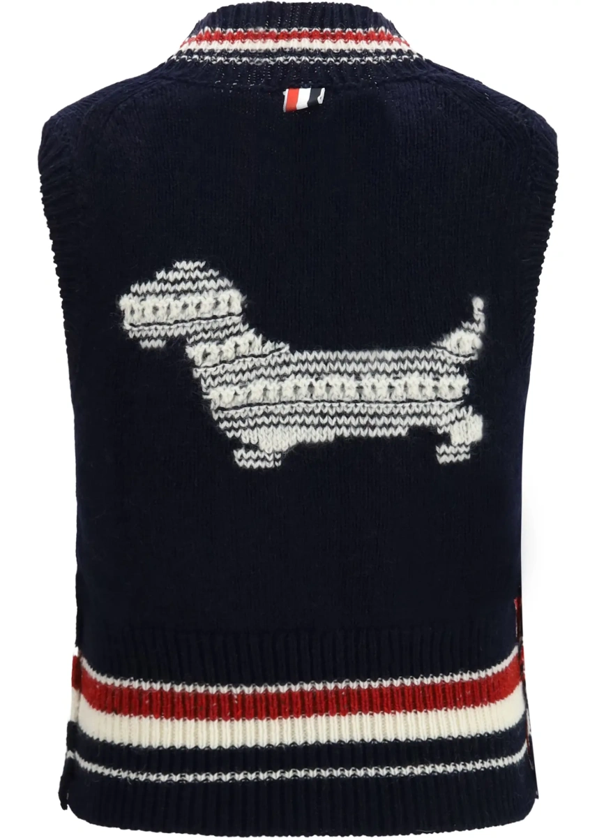 Pulovere Hector striped V-neck Vest - Img 2
