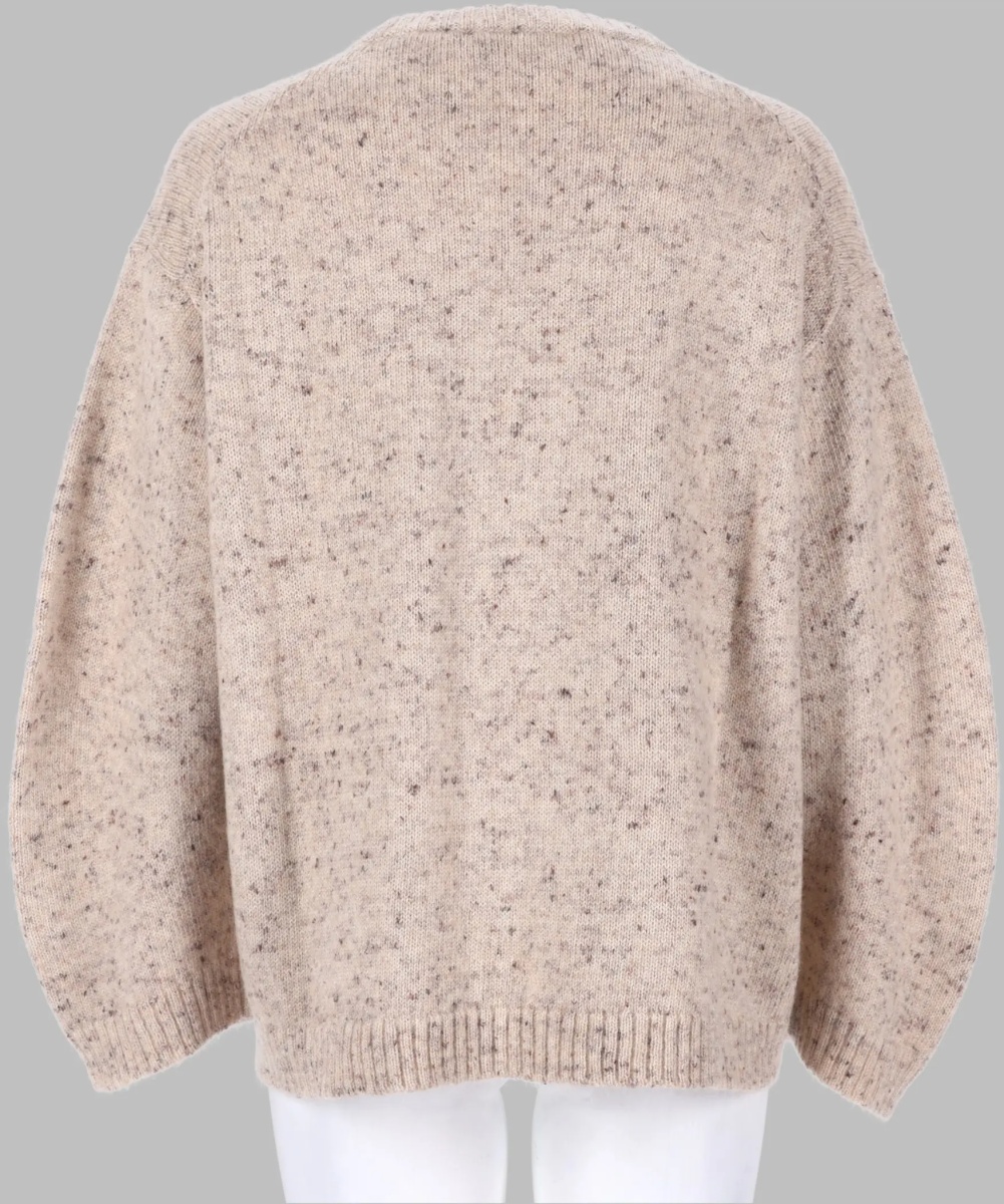Pulovere Maglia In Filato Bottonato Con Lurex - Img 2