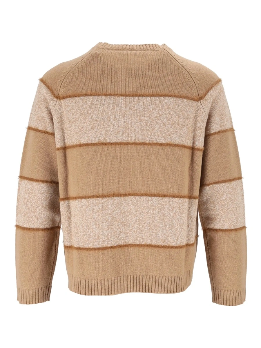 Pulovere STRIPED CREWNECK - V ARIEGATED YARN - Img 3