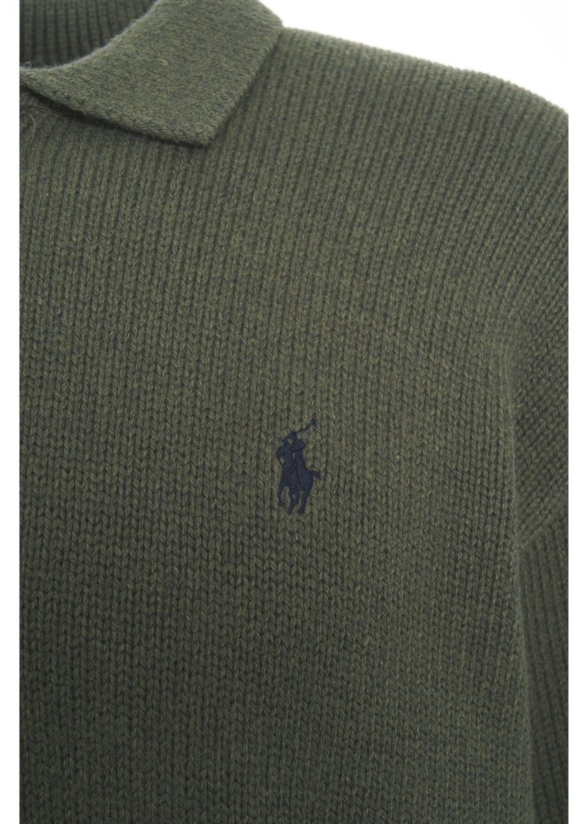 Pulovere Sweater with polo collar - Img 4