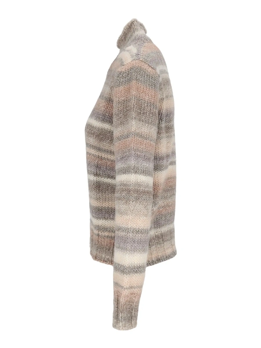 Pulovere TURTLENECK IN PRINTE D YARN - Img 2