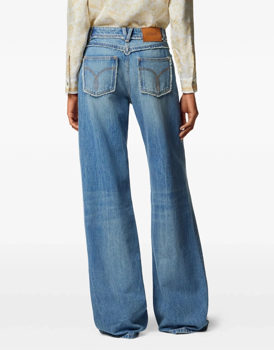 Raw Cut Frayed Jeans - Img 4