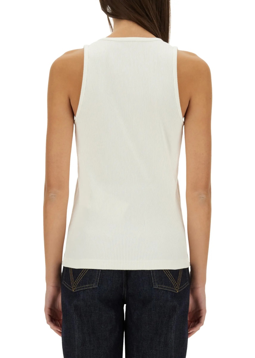 Ribbed Cotton Jersey Top - Img 3