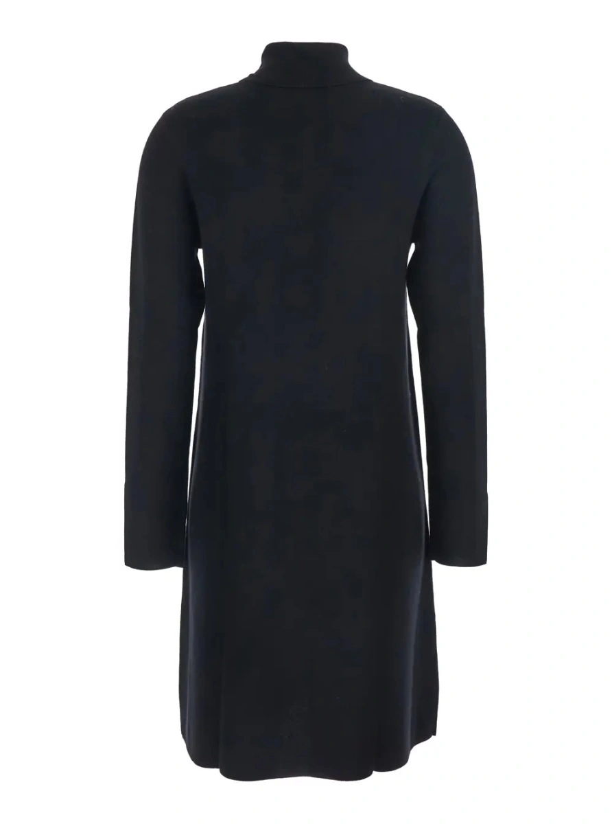 Rochie Allude neagra din lana - Img 2