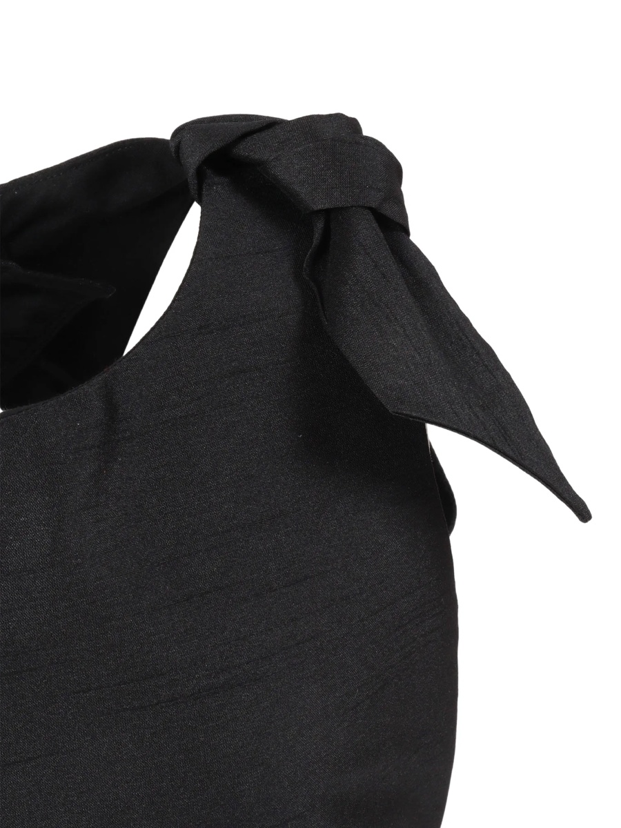 Rochie casual Ermanno Scervino Kids neagra din polyester - Img 3