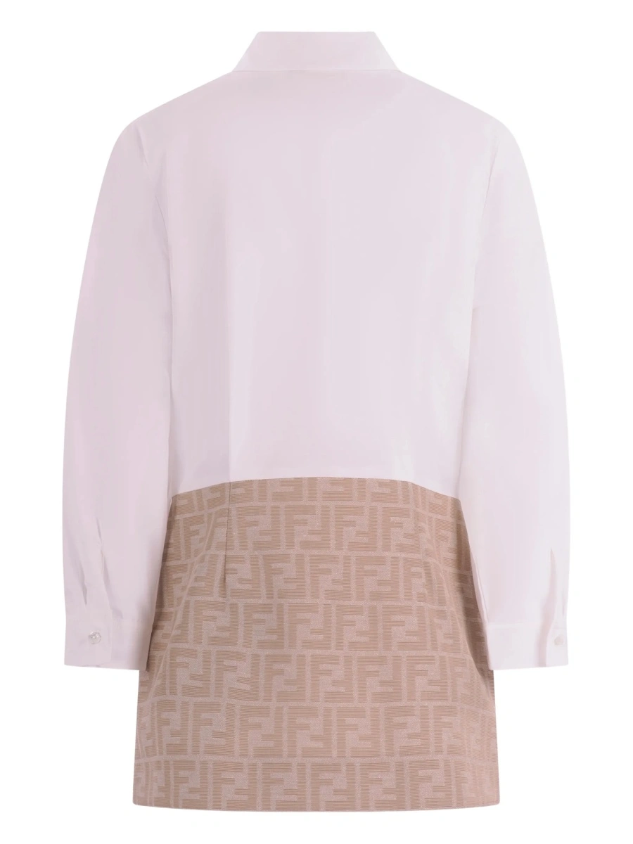 Rochie casual Fendi alba - Img 2