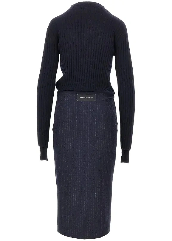 Rochie casual Pinko albastra - Img 3