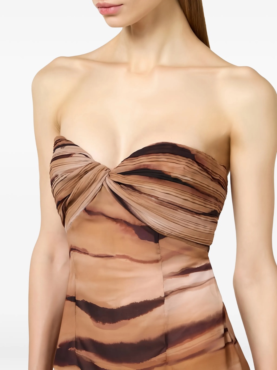 Rochie de ocazie Elisabetta Franchi maro - Img 5