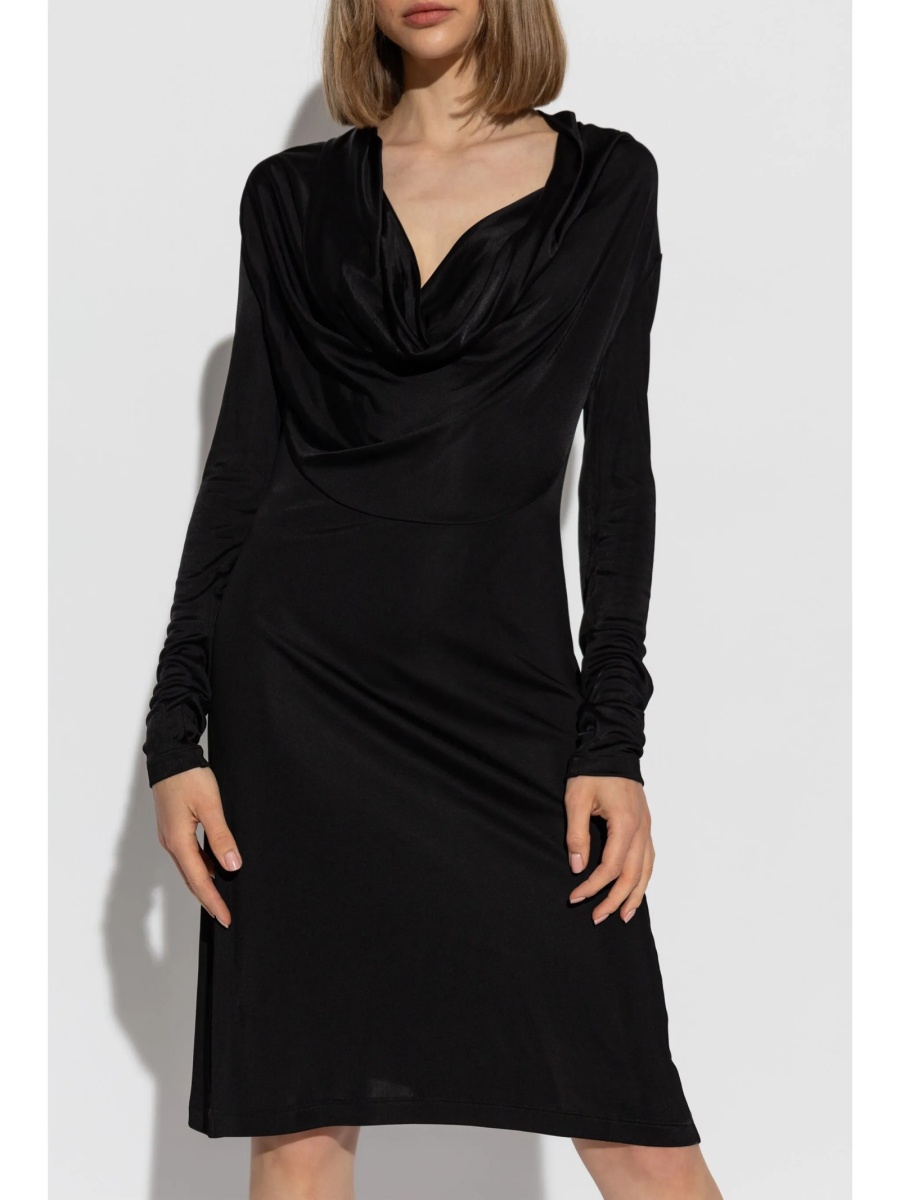 Rochie de ocazie HELMUT LANG neagra - Img 3