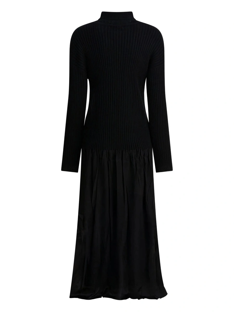 Rochie de ocazie Max&amp;Moi neagra din matase si elastan - Img 3