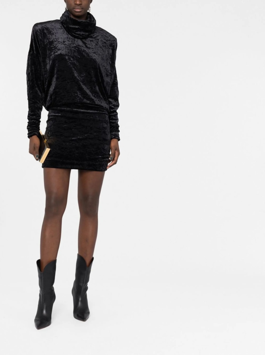 Rochie de ocazie Saint Laurent neagra din polyester - Img 2