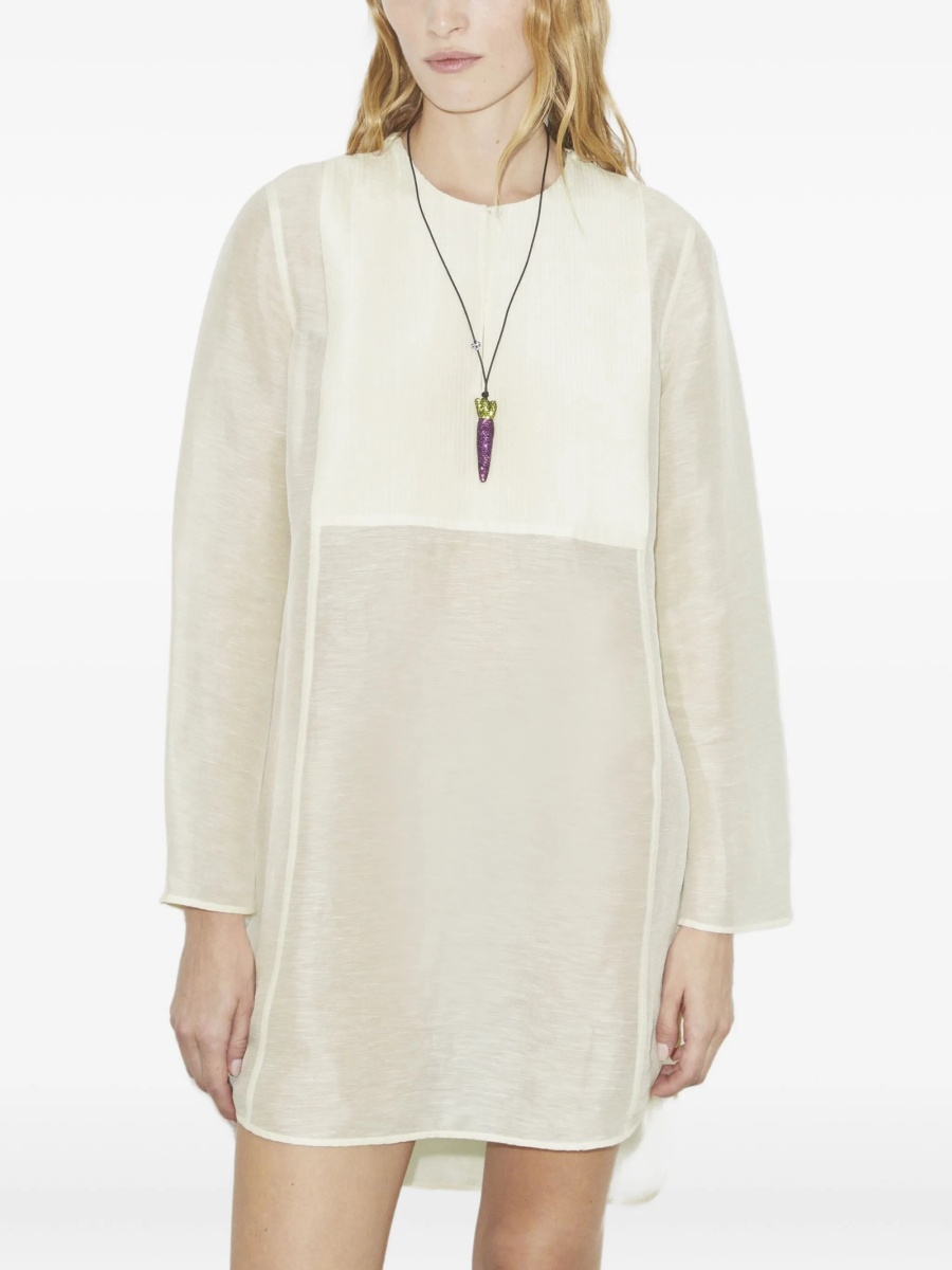 Rochie de plaja Tory Burch neutra - Img 2