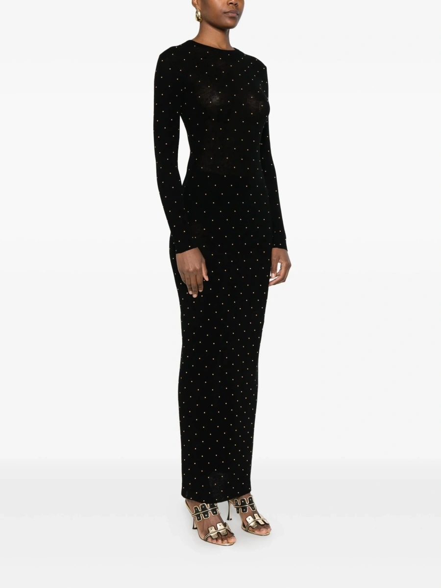Rochie de seara RABANNE neagra - Img 3